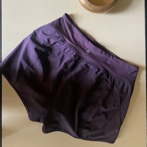 Lululemon fast and free high waisted shorts